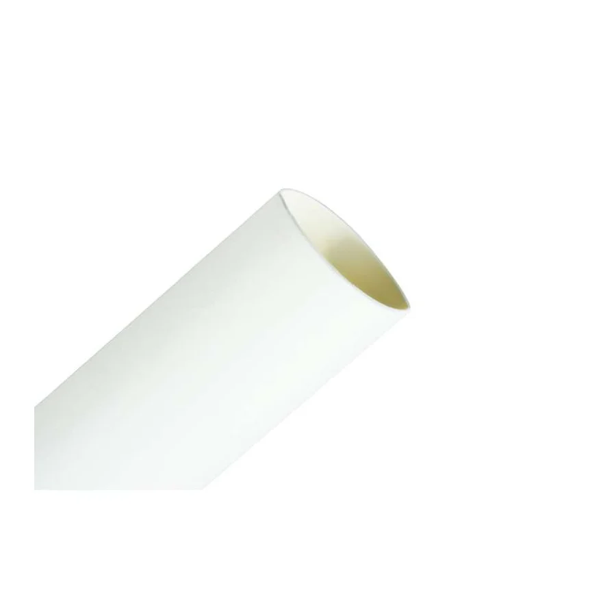 3M FP-301-1/2-White-4-Bulk Heat Shrink Tubing, 0.5 Inch ID. Before Shrinking, 4 Ft Length, 100 PK | CN7UYC 2GEJ5