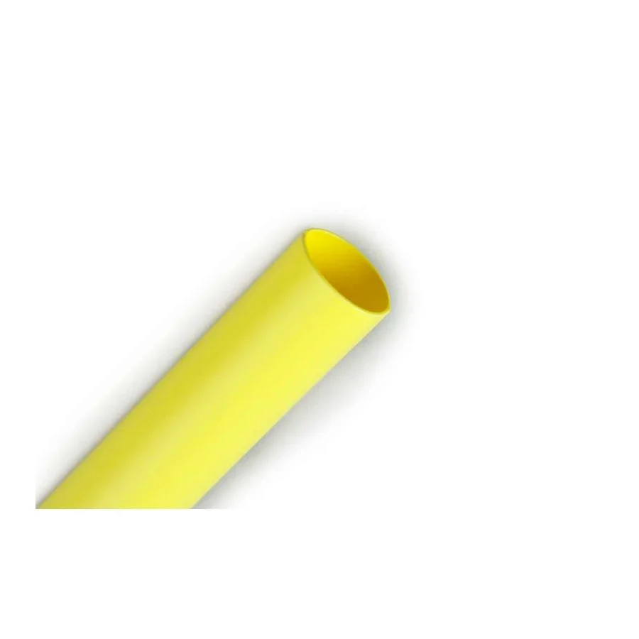 3M FP301-3/8-200-YELLOW-SPOOL Heat Shrink Tubing, Thin Wall, Polyolefin, Flexible, Shrink Ratio 2:1, 200 Ft. Length, 3 Pk | CH6PHP 2GCR2