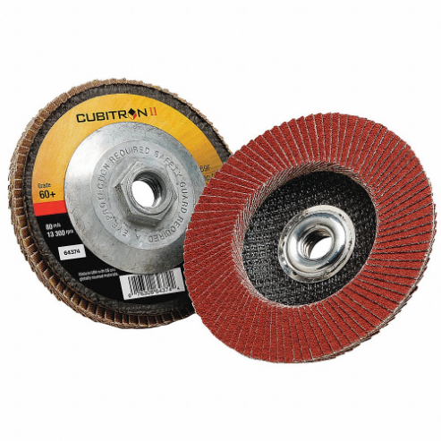 3M 969F Flap Disc, Ceramic Grain, 5 Inch Disc Diameter, 60 Abrasive Grit | CF2DTW 448F16