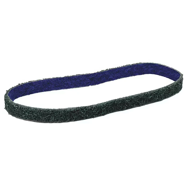 3M 7100105418 Sanding Belt, 3/4 Inch W, 18 Inch L, Non-Woven, Aluminum Oxide, Fine, DF-BL, Green | CY6VGY