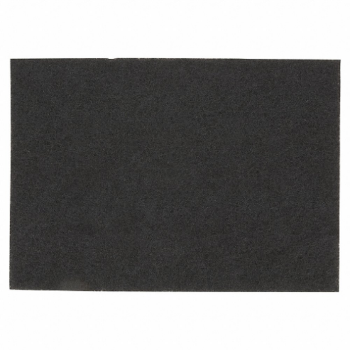 Stripping Pad, 14 Inch Width, 20 Inch Length/Polyester, Black, Rectangular