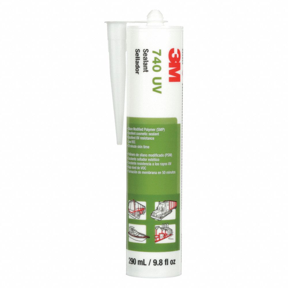 3M 740 UV Black Sealant, Hybrid, 600 mL Sausage Pack | CF2PJG 29UJ29