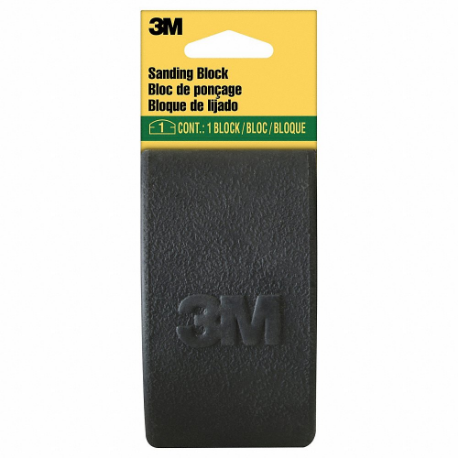 3M 9292NA-6-CC Hand Sanding Block, 2 5/8 Inch x 4 3/4 Inch, Clip, Rubber | CN7URH 804CV6