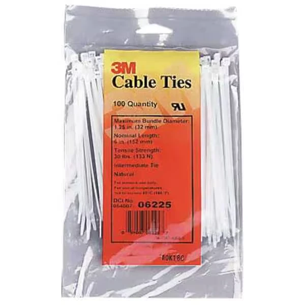3M CT4NT18-C 4.1 Inch L Miniature Cable Tie NAT PK 1000 | CY7ATR