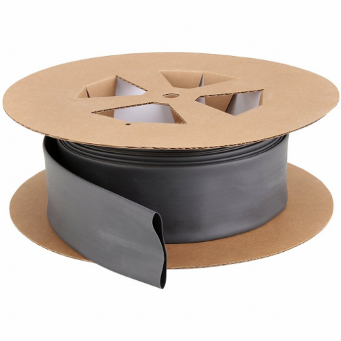 3M FP-301VW-4-Black-50 Heat Shrink Tubing, 4 Inch ID. Before Shrinking, 50 Ft Length, Black | CN7VBN 2GDY3