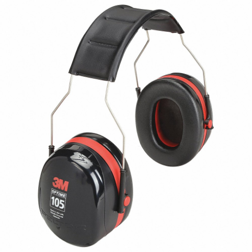 Ear Muff 30db Over-the-head Black/orange