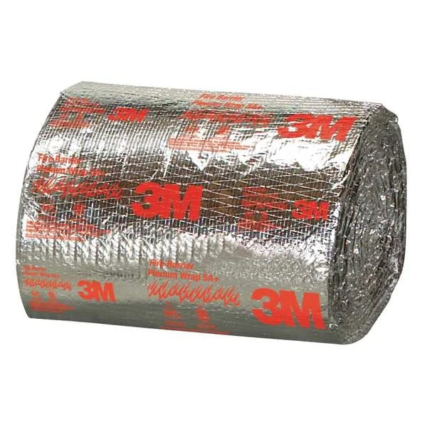 Fire Barrier Plenum Wrap, 50 Feet L, 24 Inch