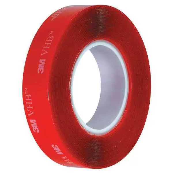 3M VHB490534R VHB Tape, 20.0 Mil, 3/4 Inch x 5 yds, Clear, 1/Case | CY7NDP