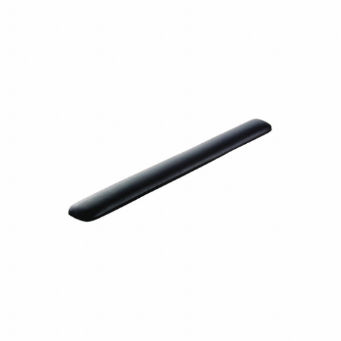 Wrist Rest, Black, Solid Color, Gel/Leatherette/Plastic