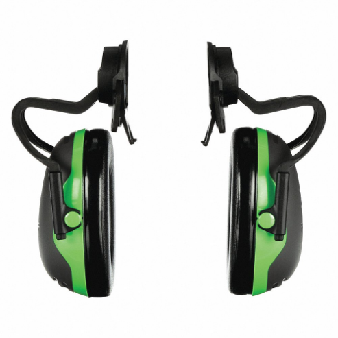 Ear Muffs, Hard Hat-Mounted Earmuff, Passive, 20 dB_21 dB NRR, Dielectric