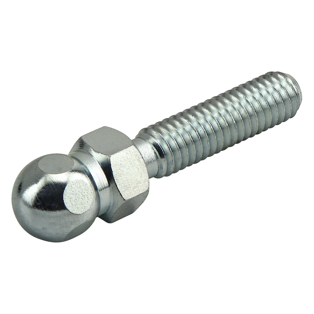 UNC Threaded Rod, Swivel Feet, 3/8-16 x 1.5 Inch Zinc Plated