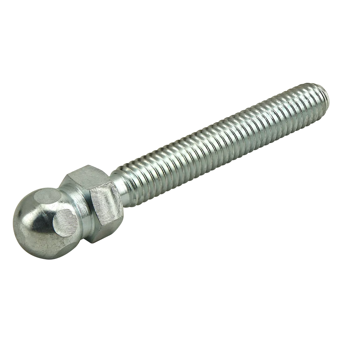 UNC Threaded Rod, Swivel Feet, 3/8-16 x 2.5 Inch Zinc Plated