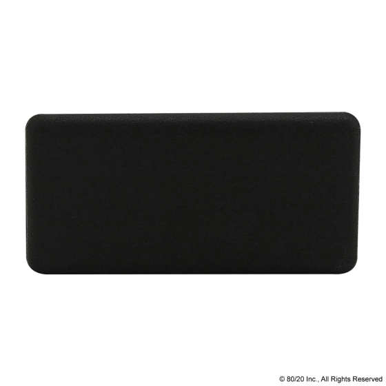 80/20 12259-2 End Cap, 90mm x 4mm x 45mm, ABS, Black | AE4EVG 5JRF3