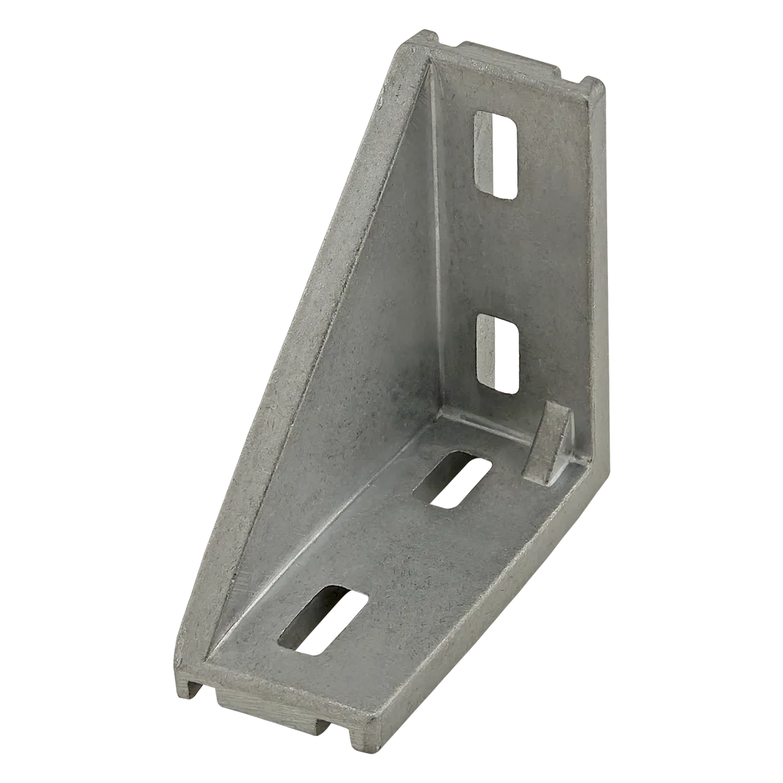 80/20 14070 Inside Corner Bracket, 4 Hole, 57mm x 28mm x 57mm, Aluminum, Clear | AE4EZE 5JRT3