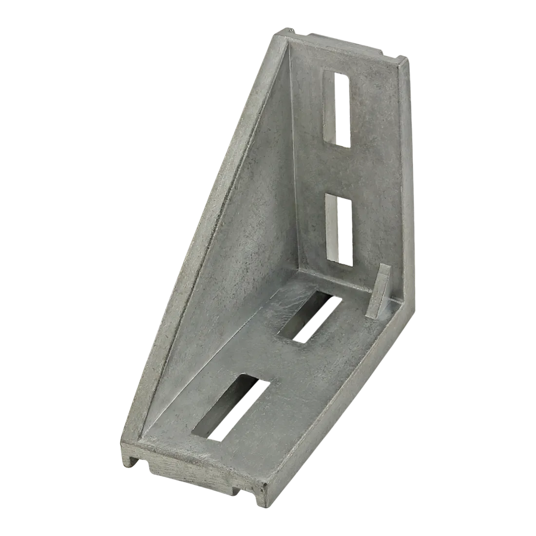 80/20 14088 Inside Corner Bracket, 4 Hole, 86mm x 43mm x 86mm, Aluminum, Clear | AE4EZC 5JRT1