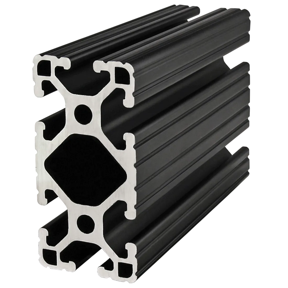 80/20 1530-LITE-BLACK-120 T-Slot Framing System | CN2RYX 1530-LITE-BLACK-145 / 29NZ71