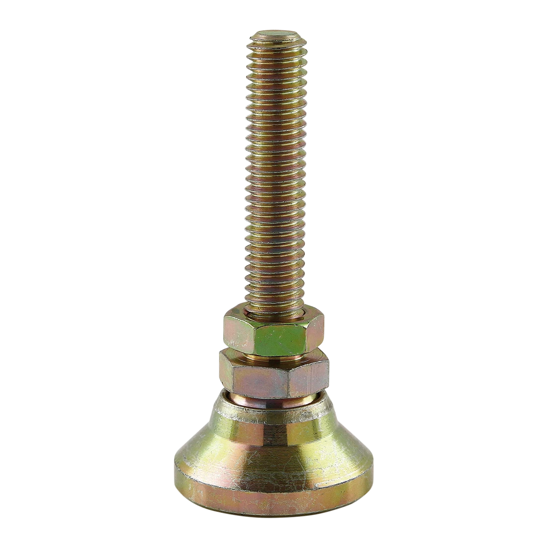 80/20 2190 Leveling Foot, Fractional, 3750 lb., Steel, Yellow | AC3BPK 2RCV4