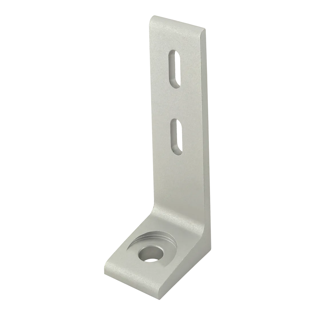 80/20 2413 Base Plate, Slotted, Floor Mount, 1-1/2 Inch Width, Aluminum, Clear | AF8ZWM 29PA33