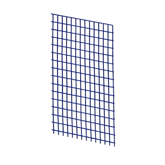 1/2 x 1/2 Inch Blue Powder Coated Wire Cloth