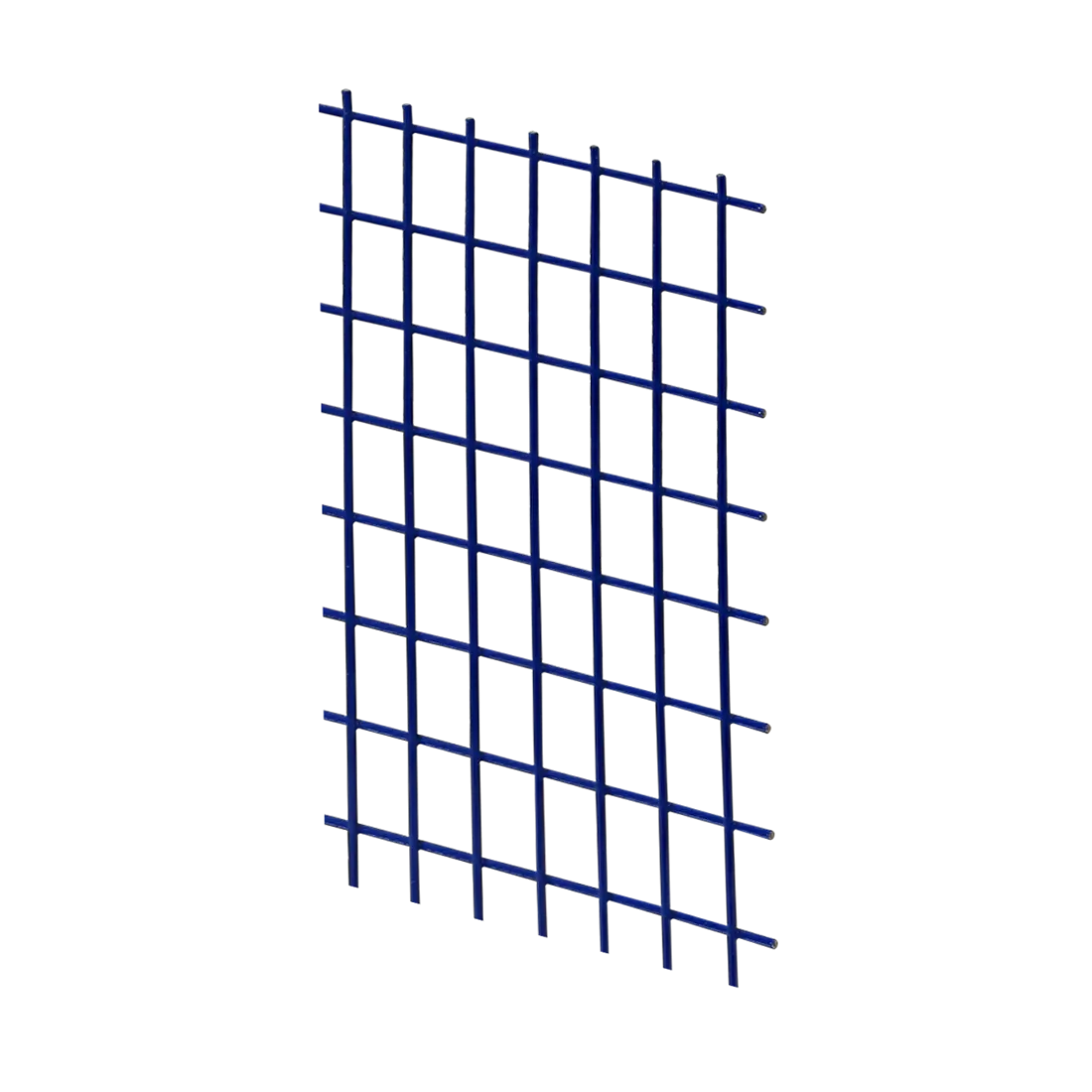 25.4 x 25.4 mm Blue Powder Coated Wire Mesh Panel