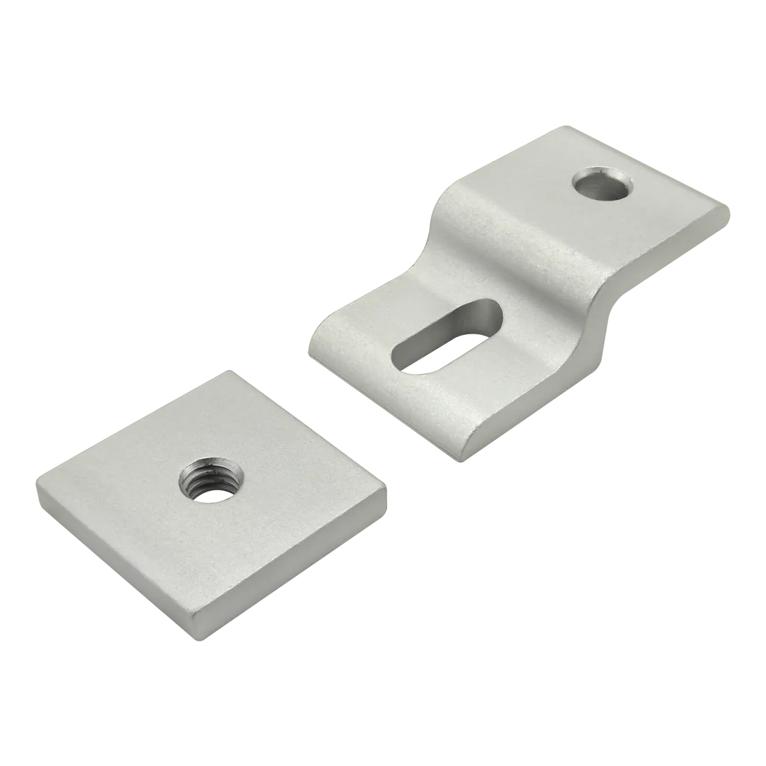 80/20 2491 Mesh Retainer, Narrow, Single Arm, 1 Inch Length Aluminum, Clear | AA7XUT 16U366