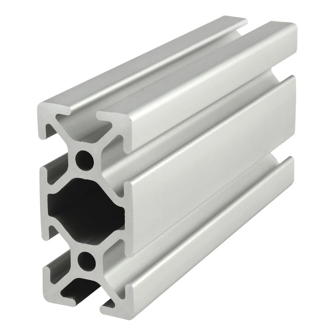 Extrusion, 6 Open T-Slot, 6m Length, 25mm Height, Aluminum, Clear