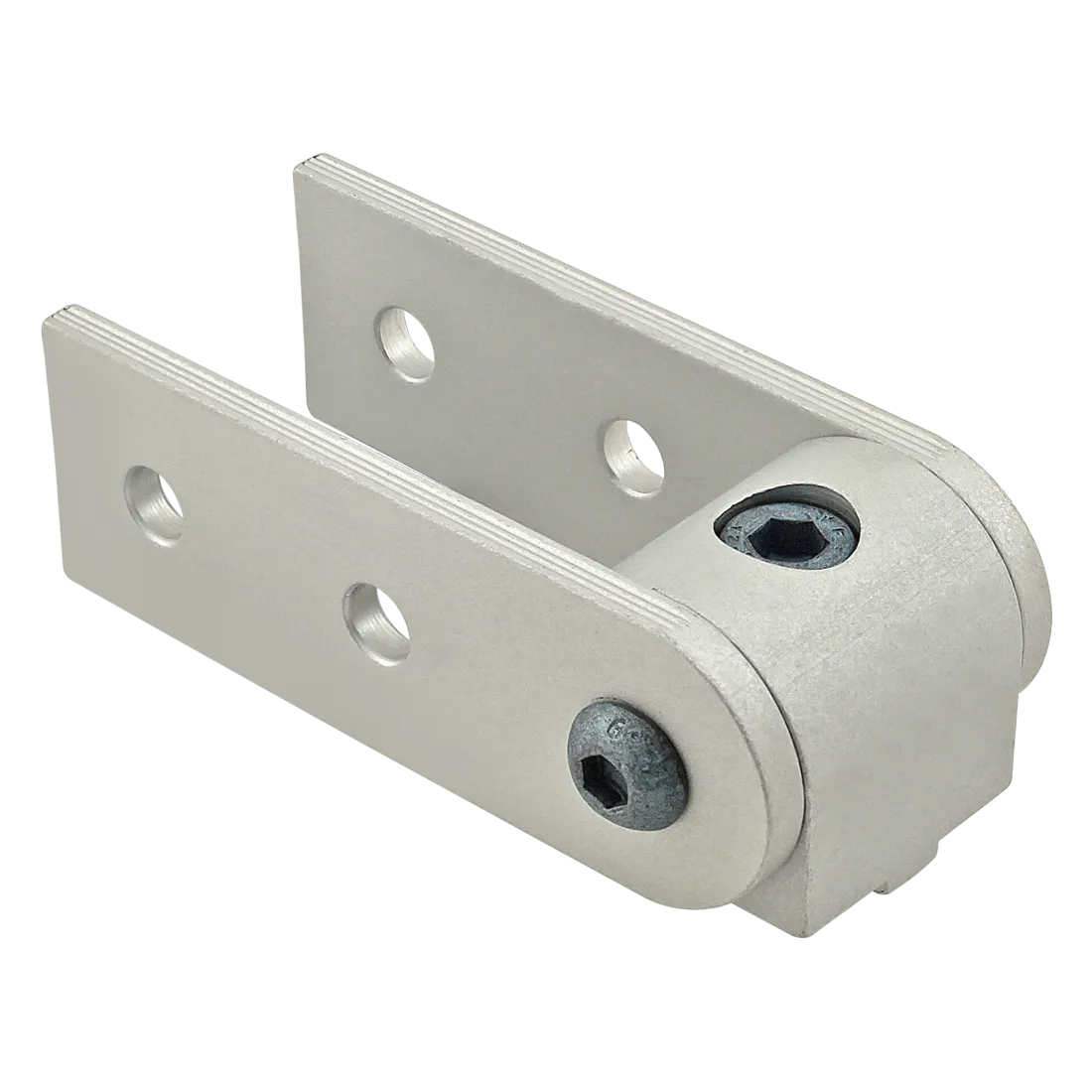 80/20 25-4197 Pivot, 0 Deg., 75mm x 76.2mm, Aluminum, Clear | AE4EYK 5JRP5