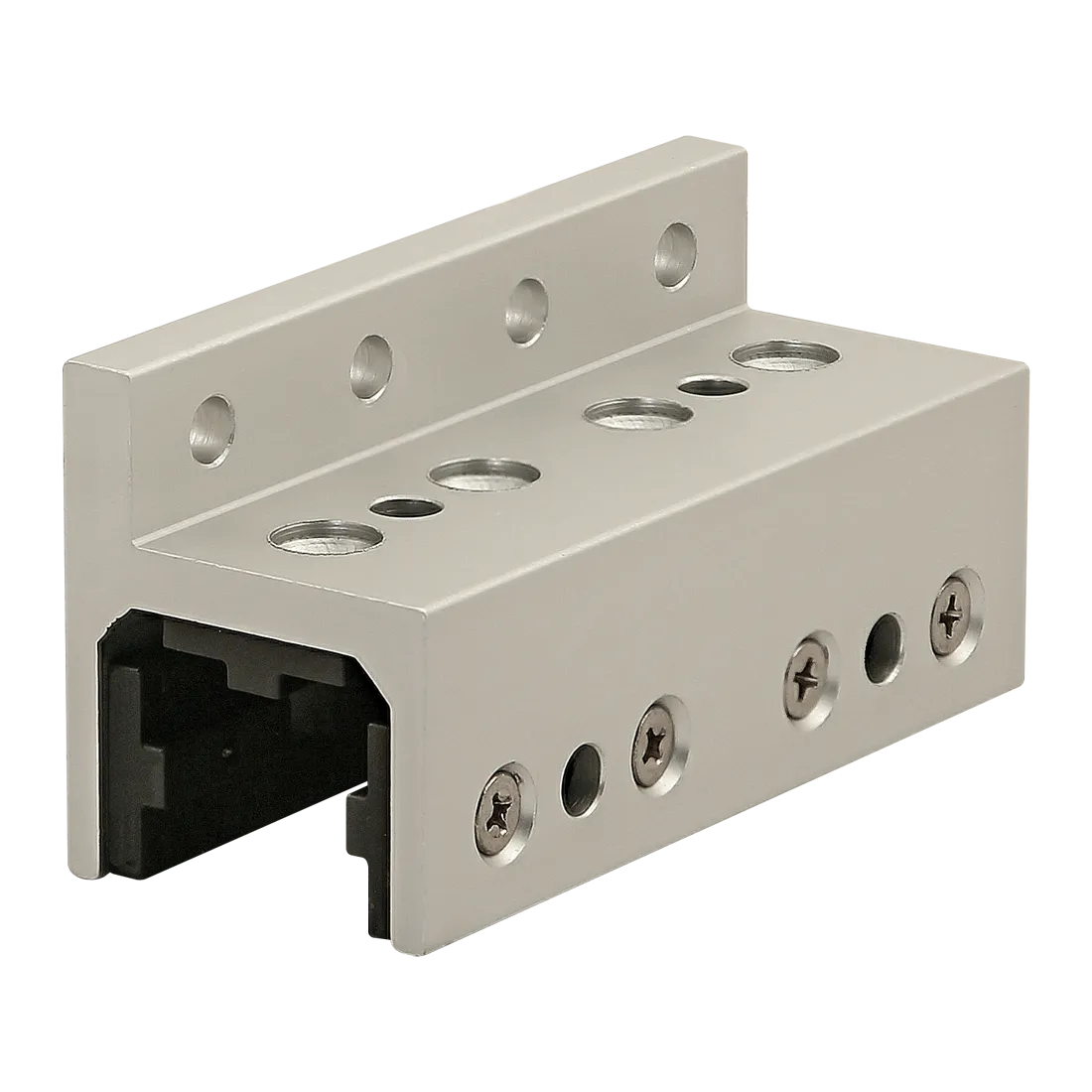 80/20 25-6416 Linear Bearing With Brake Hole, 3 Slot, 100mm x 41.2mm x 49.8mm, Aluminum | AE4FAK 5JRW1