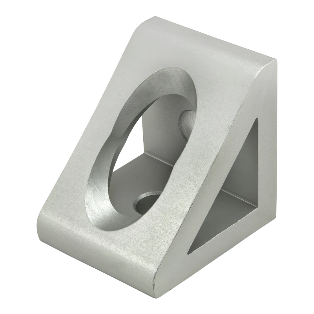 80/20 40-4332 Gusseted Inside Corner Bracket, 40mm x 36mm x 40mm, Aluminum, Clear | AE4EZL 5JRT9