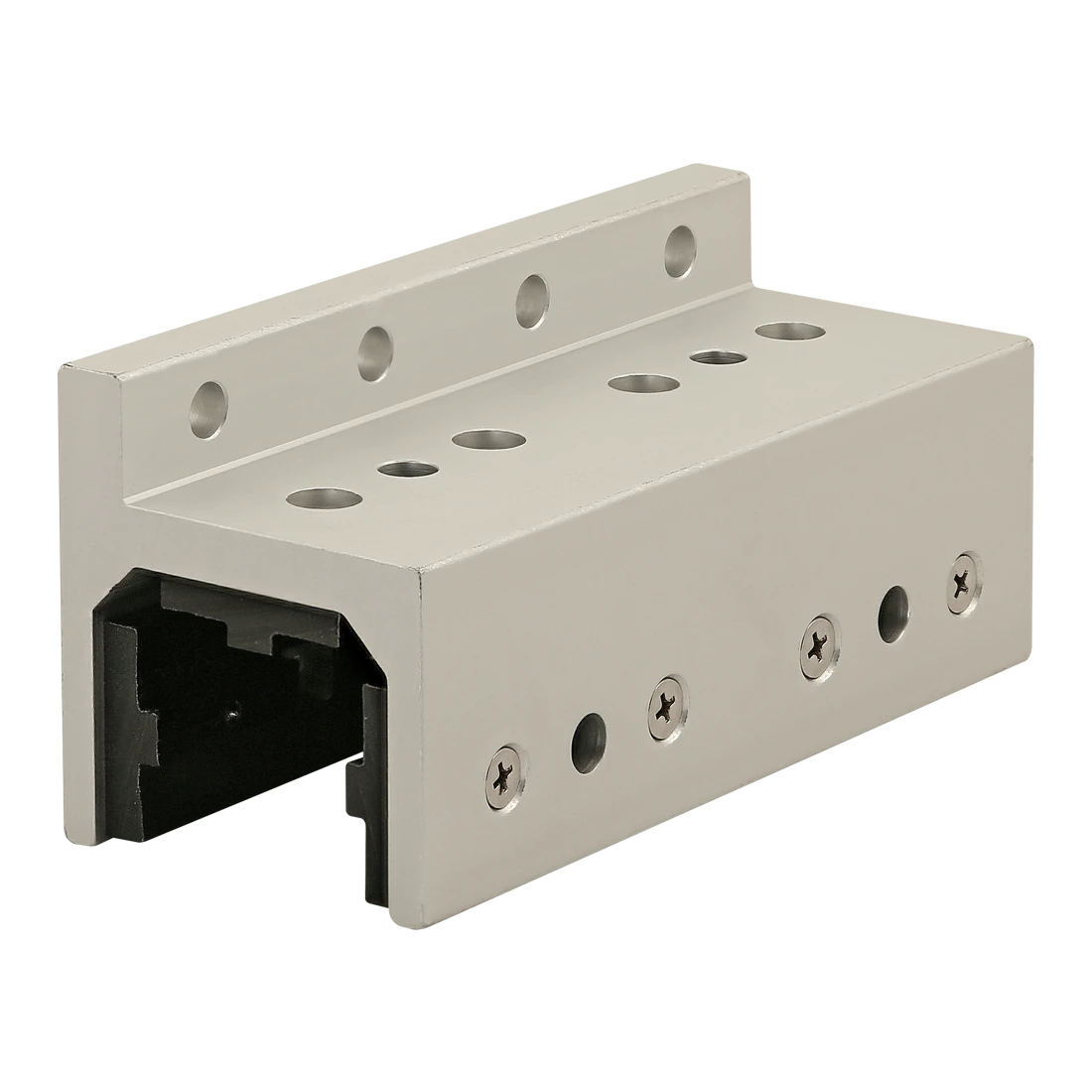 80/20 40-6516 Linear Bearing With Brake Hole, 3 Slot, 160mm x 65.2mm x 71.9mm, Aluminum | AE4FAM 5JRW3