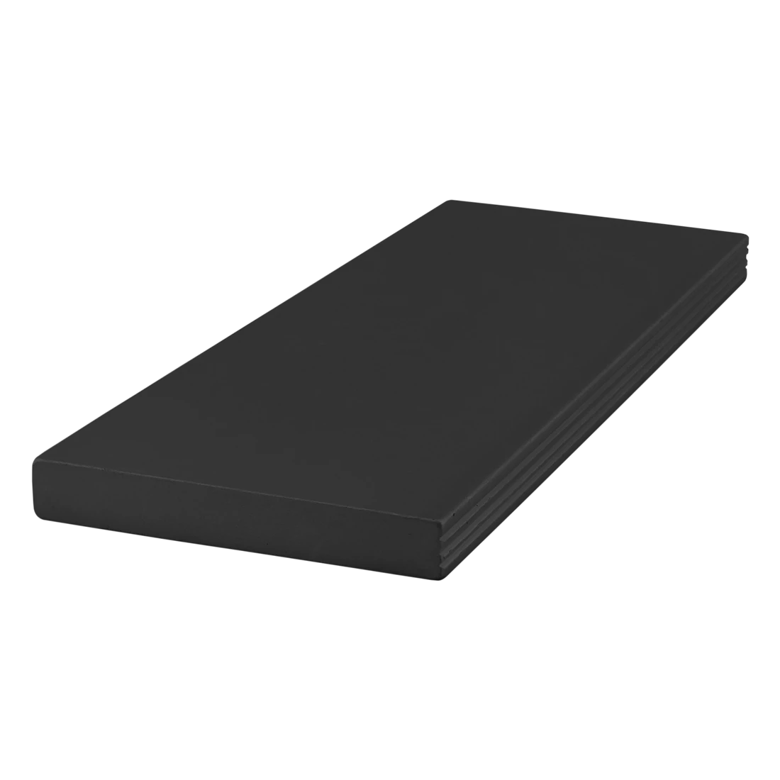 39.8 x 6 mm Flat Stock Black Anodize