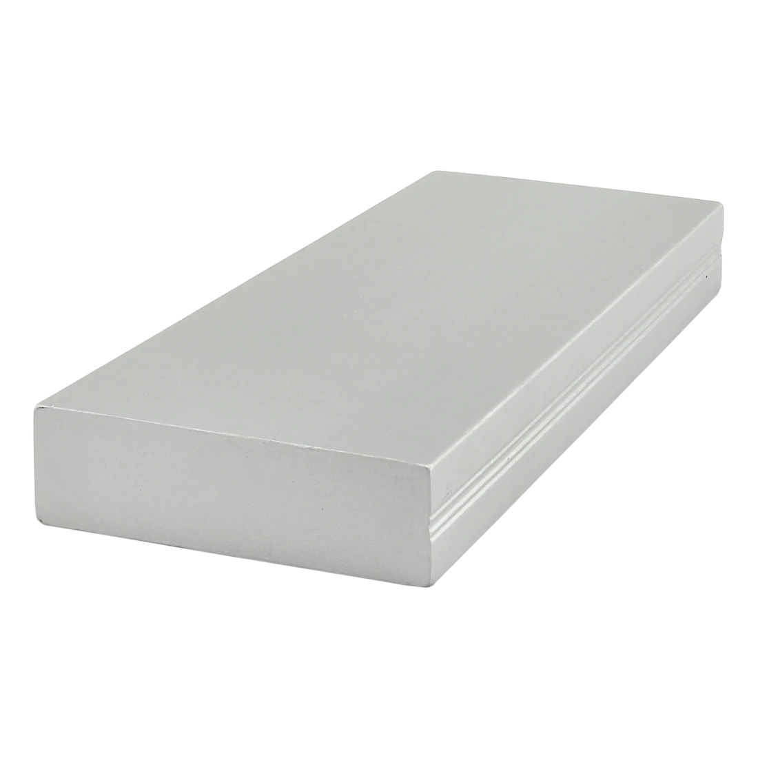 40 x 12 mm Flat Stock Clear Anodize