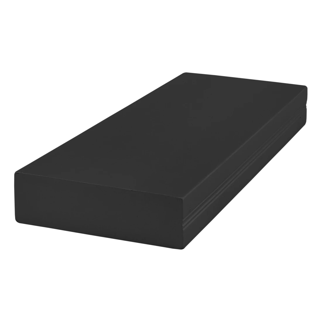 40 x 12 mm Flat Stock Black Anodize