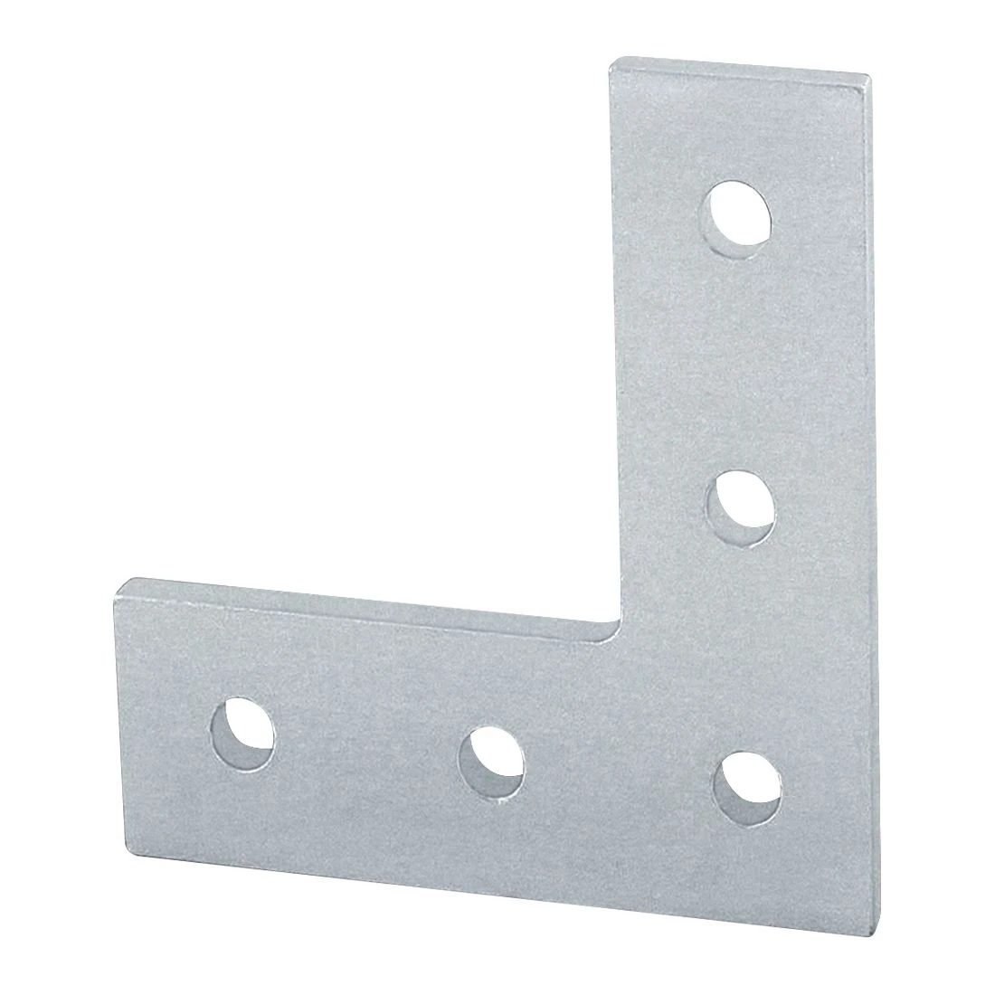 80/20 4081 L Flat Plate, 5 Hole, 3 Inch Length, Aluminum, Clear | AF8ZVX 29PA18