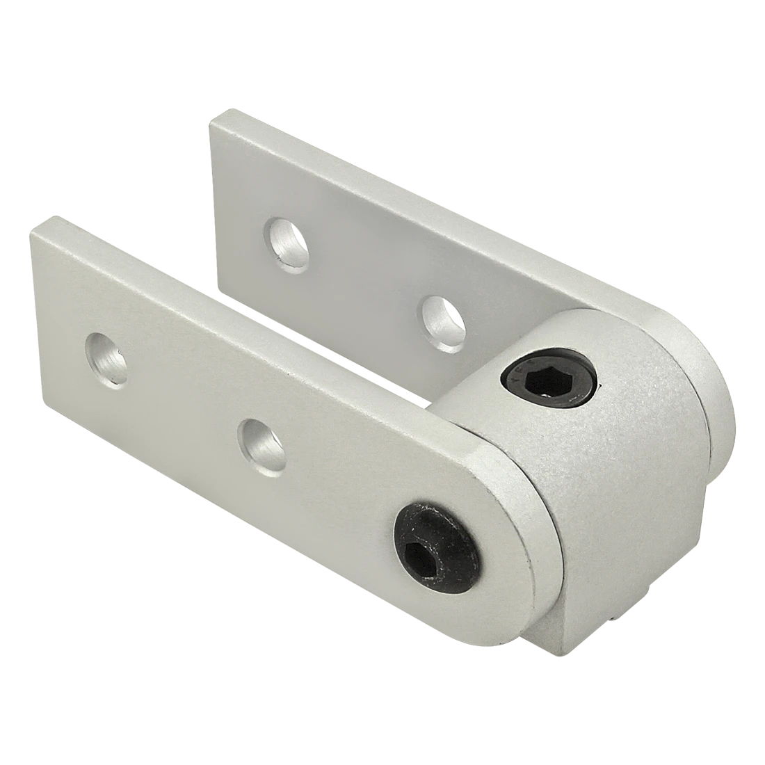 80/20 4197 Pivot, 0 Deg., 3-1/64 x 3-1/32 Inch Size, Aluminum, Clear | AC3BQM 2RCY2