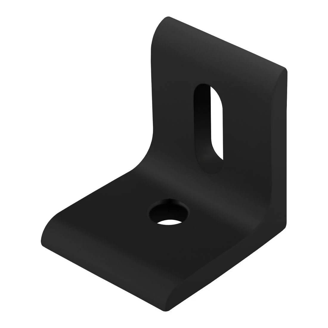 80/20 4295-BLACK Inside Corner Bracket, 1-1/2 x 1-5/16 x 1-1/2 Inch Size, Aluminum, Black | AF8ZVU 29PA15