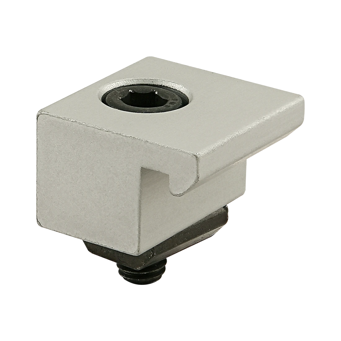 80/20 4468 Clamp Block, 1-9/64 x 1-9/64 x 1-3/16 Inch Size, Aluminum, Clear | AF8ZWD 29PA25