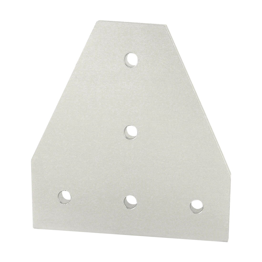 80/20 45-4340 Tee Flat Plate, 5 Hole, 6mm x 135mm x 135mm, Aluminum, Clear | AE4EYX 5JRR6