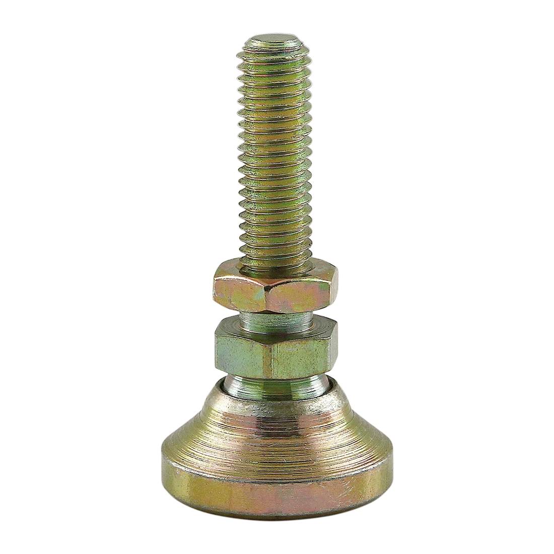 80/20 65-2212 Leveling Foot, Metric, M8, 453kg Capacity, Steel, Yellow | AA7XTZ 16U348