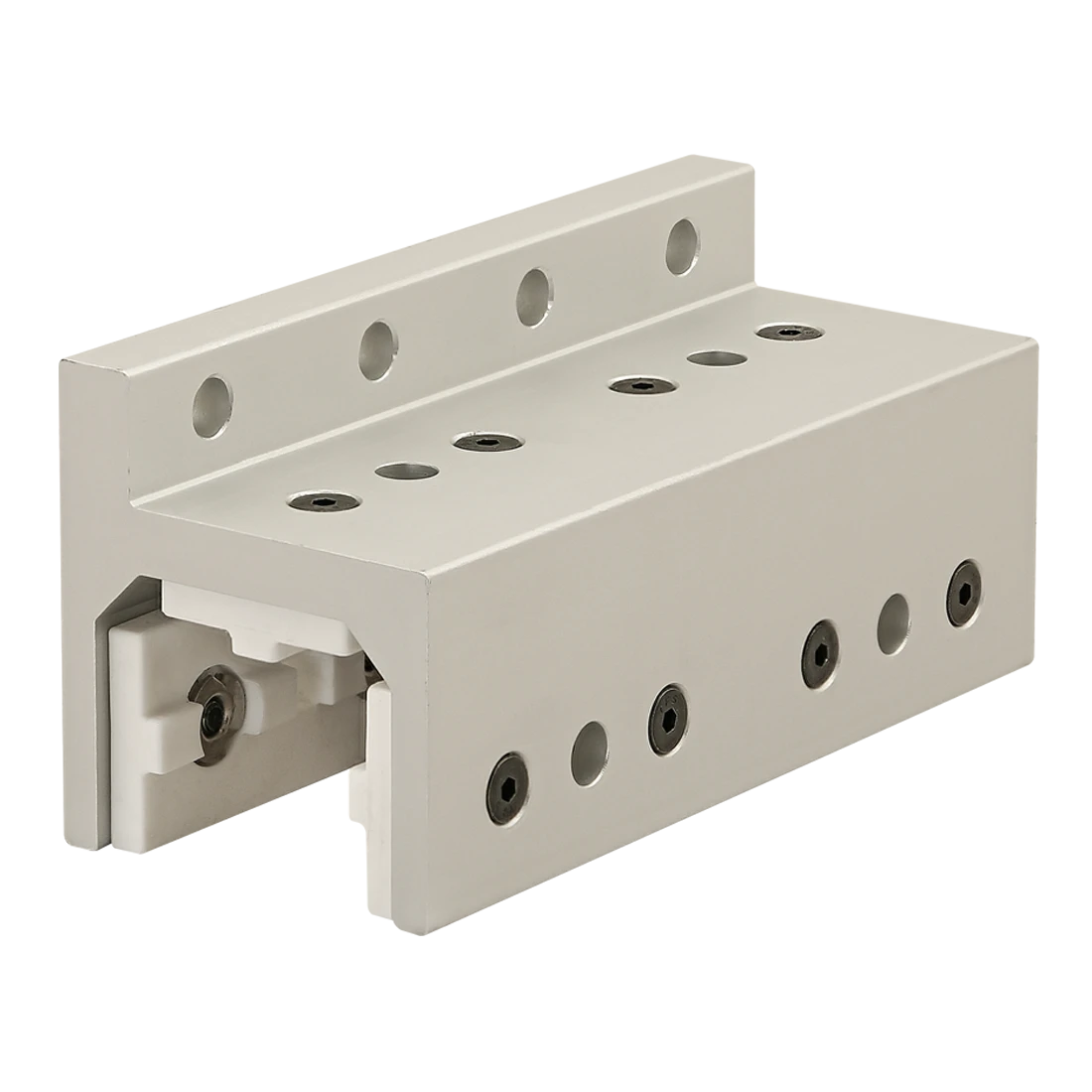 80/20 6531 Linear Bearing, 3 Slot, 6 x 2-1/2 x 2-3/4 Inch Size, Aluminum, Clear | AC3BME 2RCK7