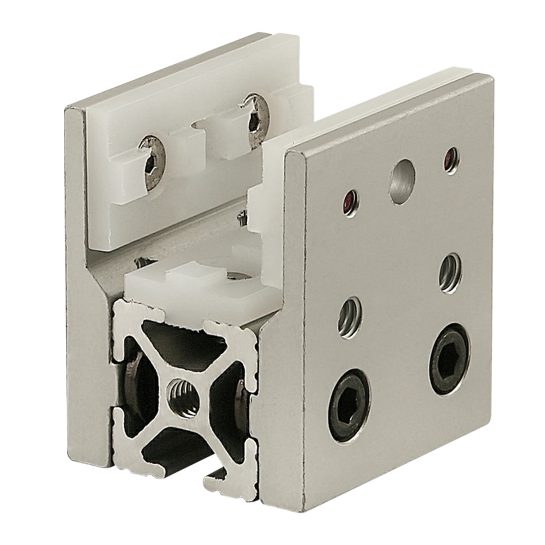 80/20 6730 UniBearing, 1-7/8 x 1-5/8 x 2-1/16 Inch Size, Aluminum, Clear | AC3BMK 2RCN3