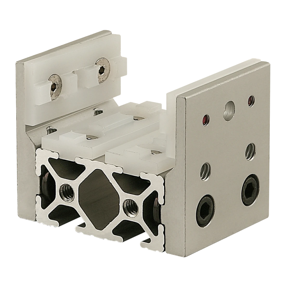 80/20 6731 UniBearing, 1-7/8 x 2-1/16 x 2-5/8 Inch Size, Aluminum, Clear | AC3BML 2RCN4