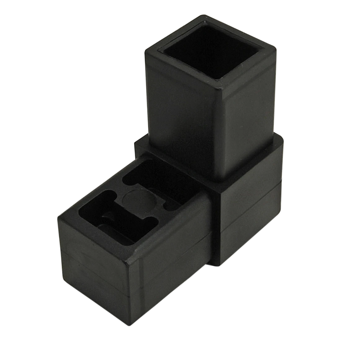 Corner Connector, 2 Way, Quick Frame, 2-1/8 x 2-1/8 Inch Size, Nylon, Black