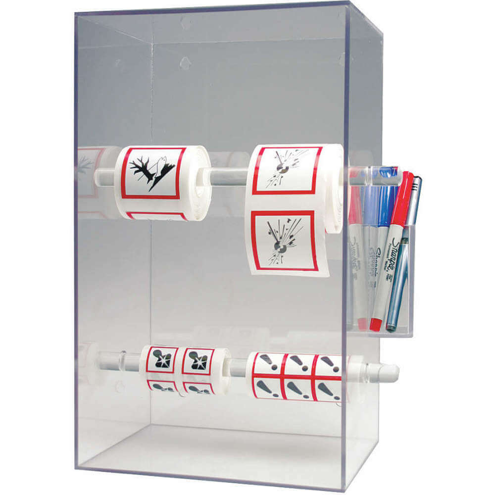 Tape and Label Dispenser Acrylic Clear