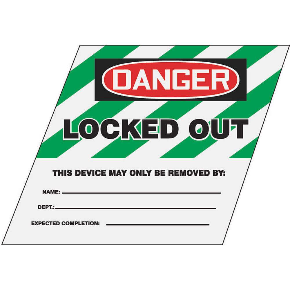 ACCUFORM SIGNS KDD491GN Ball Valve Lockout Label 1 Inch H 1 Inch Width | AA3YLC 11Y778