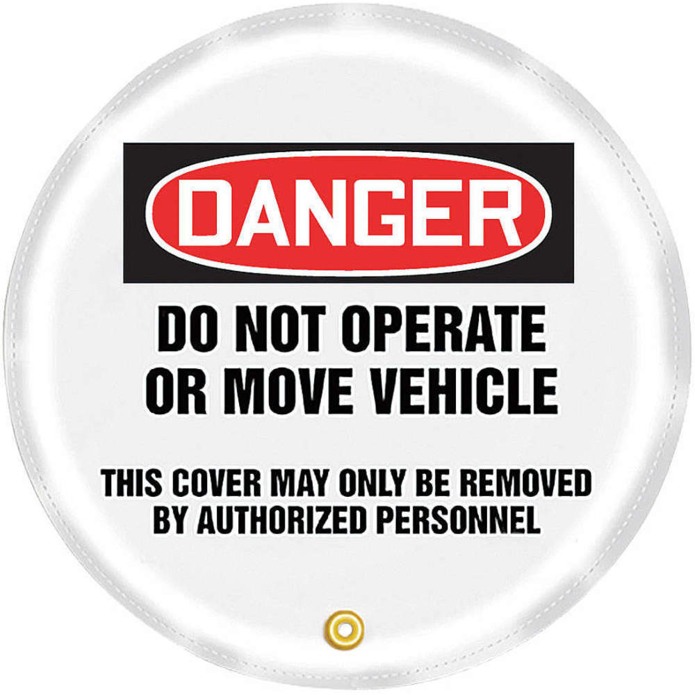 ACCUFORM SIGNS KDD811 Steering Wheel Cover Do Not Operate 16 | AC4WTZ 30Z938