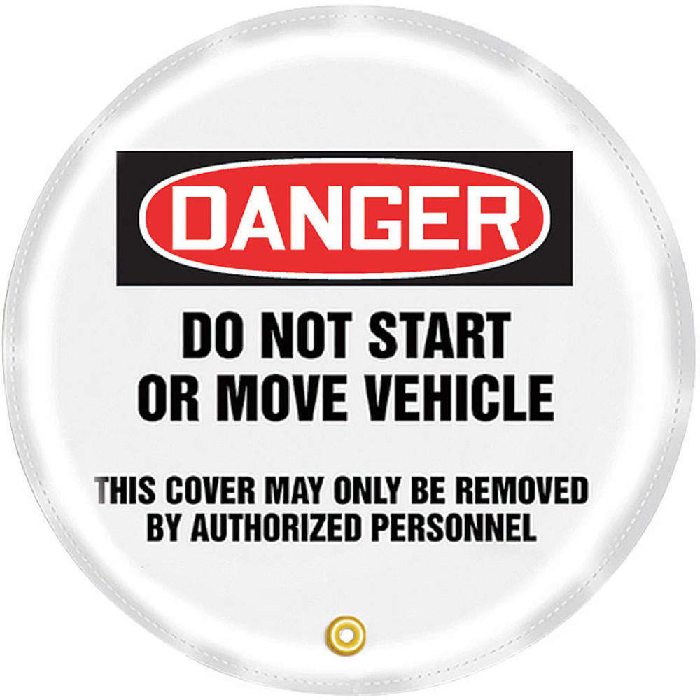 ACCUFORM SIGNS KDD814 Steering Wheel Cover Do Not Start 16 Inch | AC4WUC 30Z941