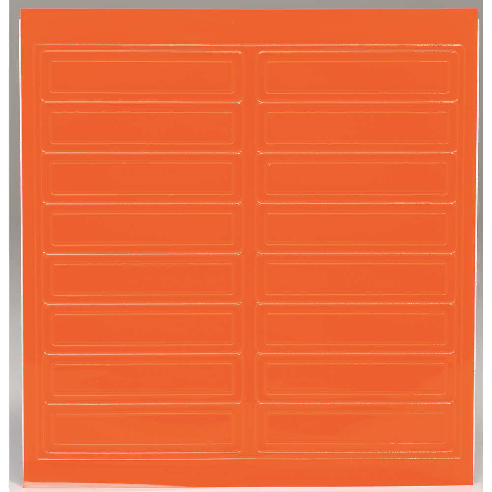 ACCUFORM SIGNS LHR104RDOR Hard Hat Label 1 Inch H 4 Inch Width - Pack Of 16 | AC9VNU 3KNU6