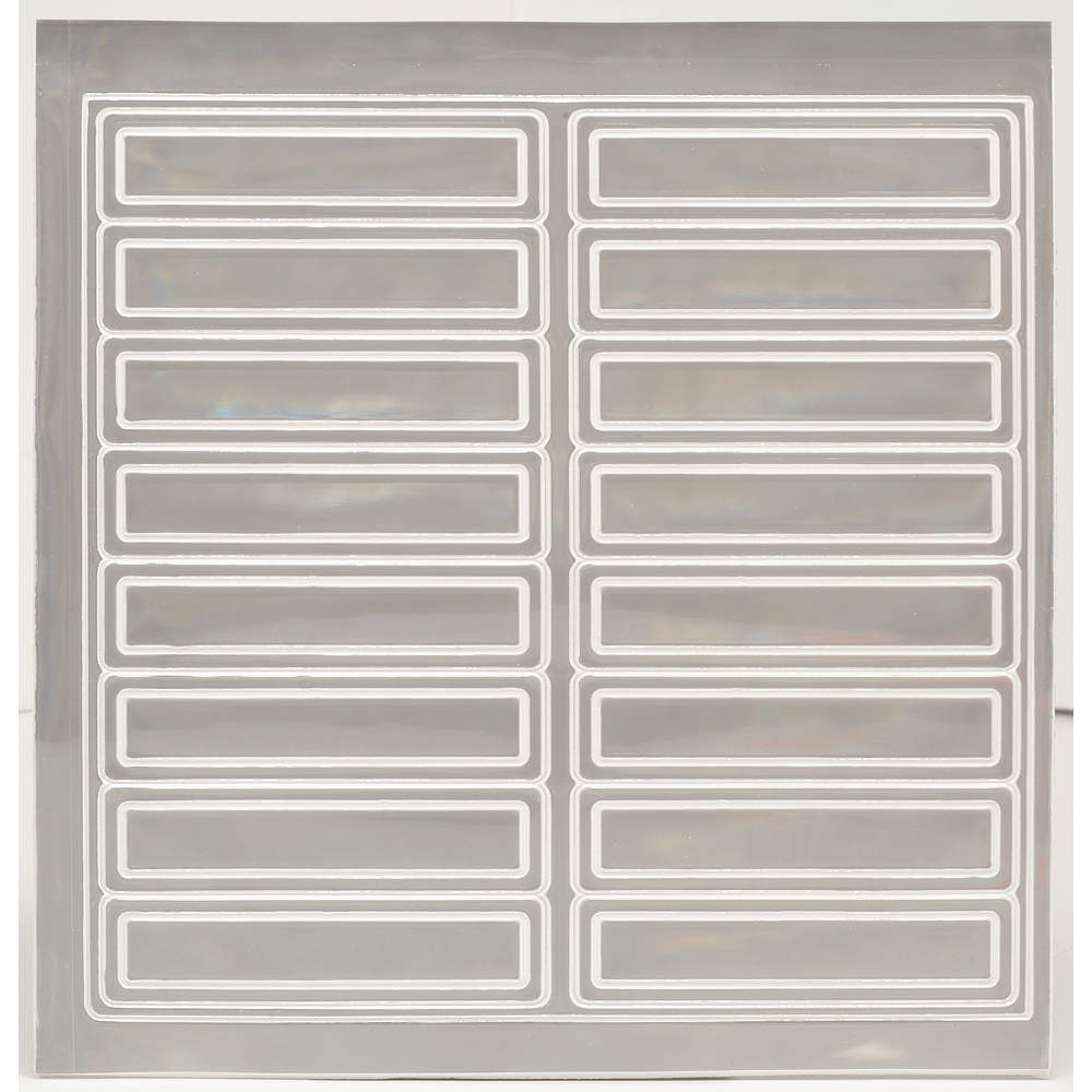 ACCUFORM SIGNS LHR104WT Hard Hat Label 1 Inch H 4 Inch Width - Pack Of 16 | AC9VNV 3KNU7