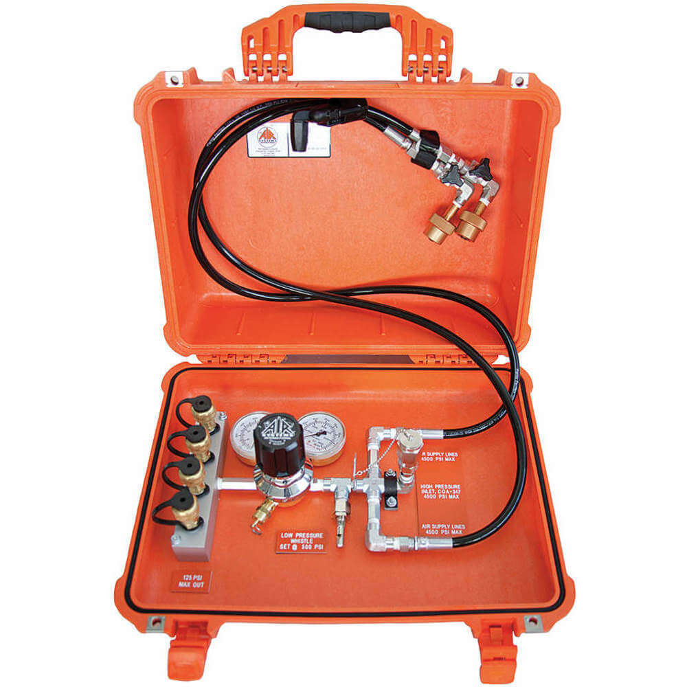 Multi Air Command Kit, With 4 Outlet, 2 High Pressure Cylinder Whips, 5500 Psi